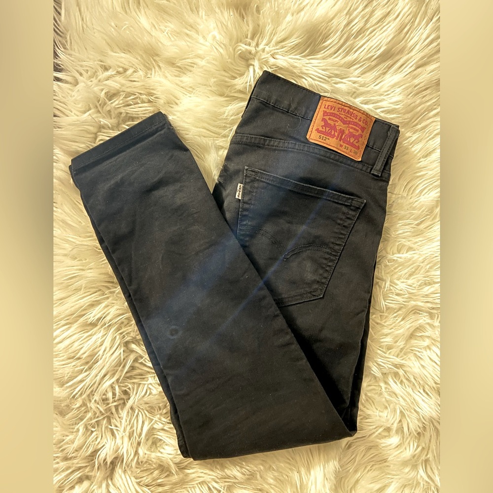 Men’s Levi’s 512 black jeans